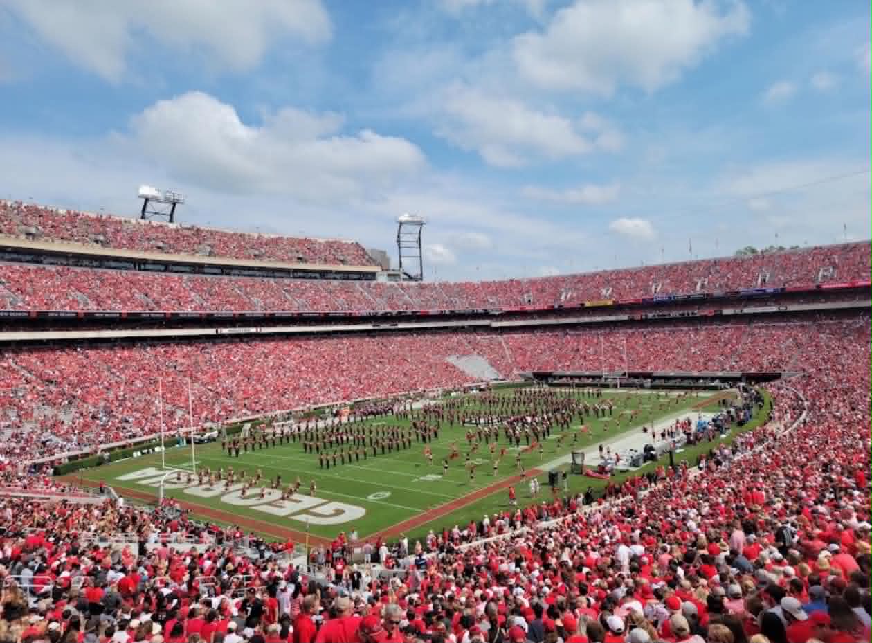 Sanford Stadium near Platform West