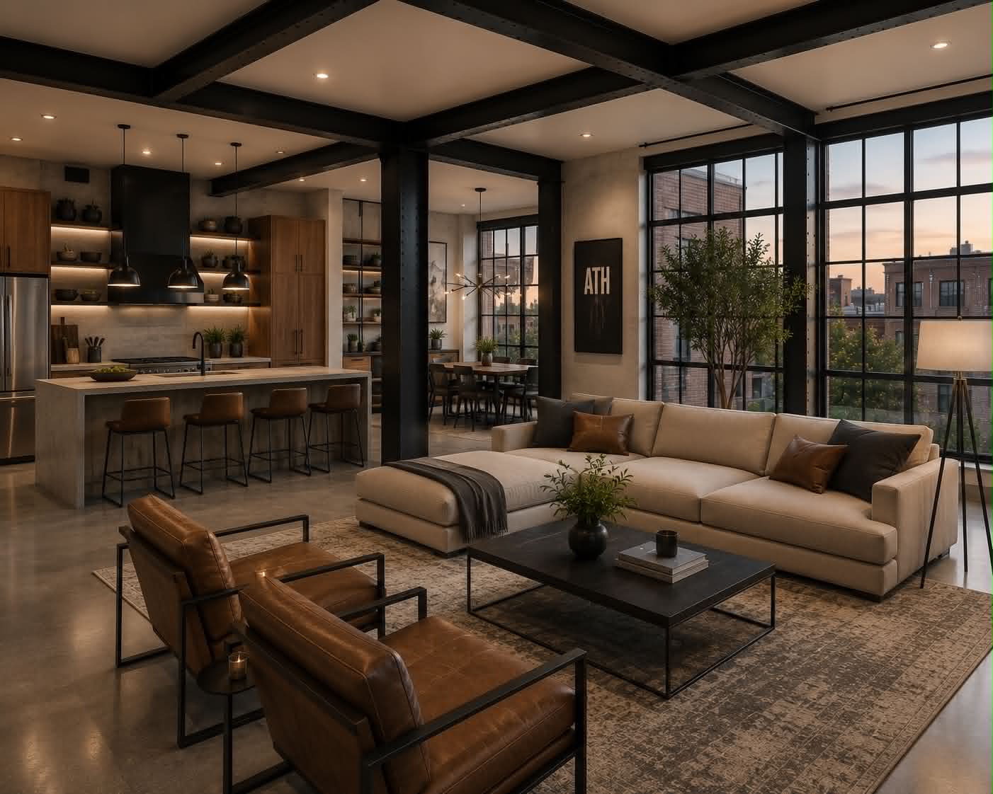 Platform West living space interior