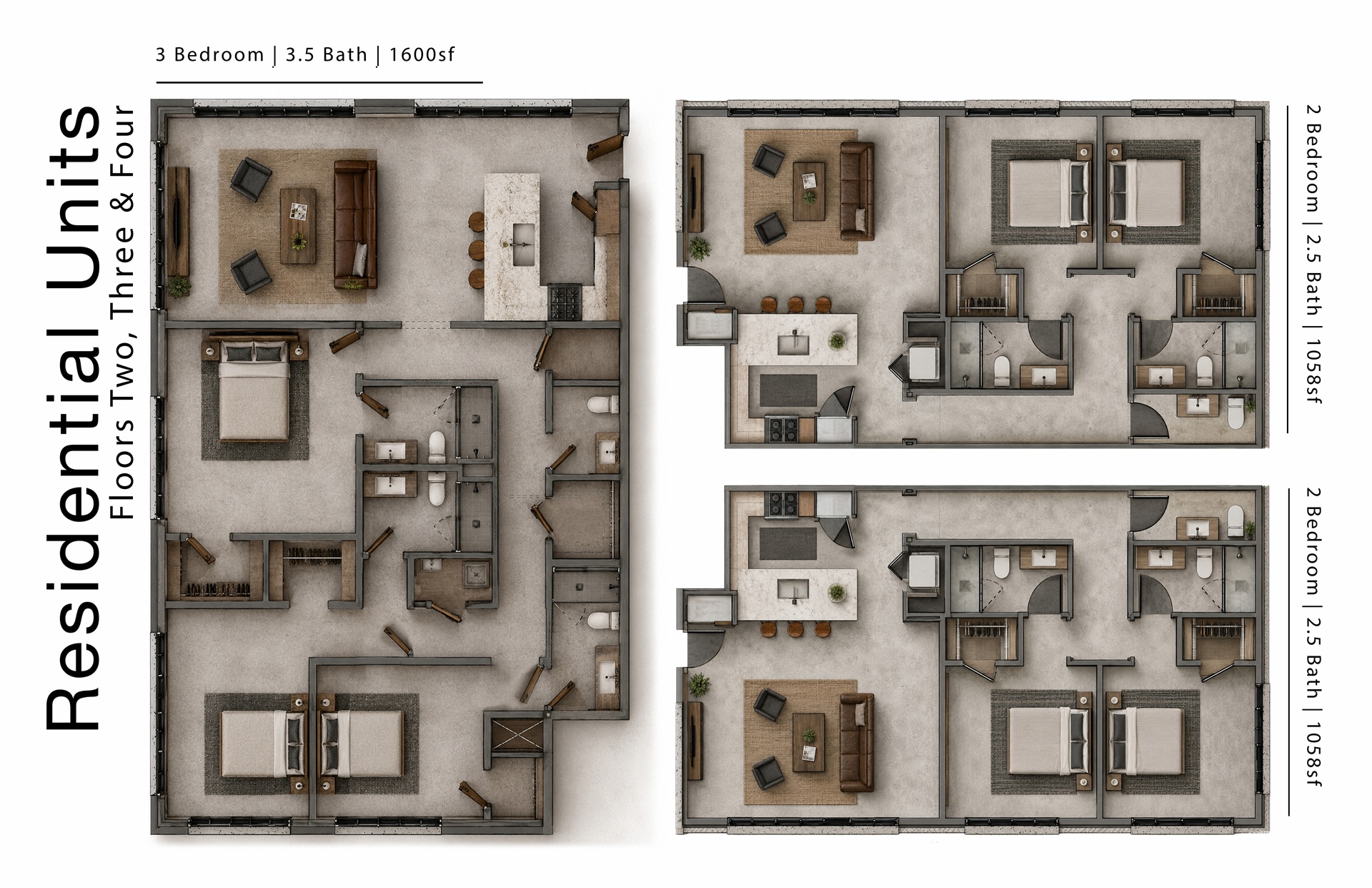 Platform West residential deck plan seven