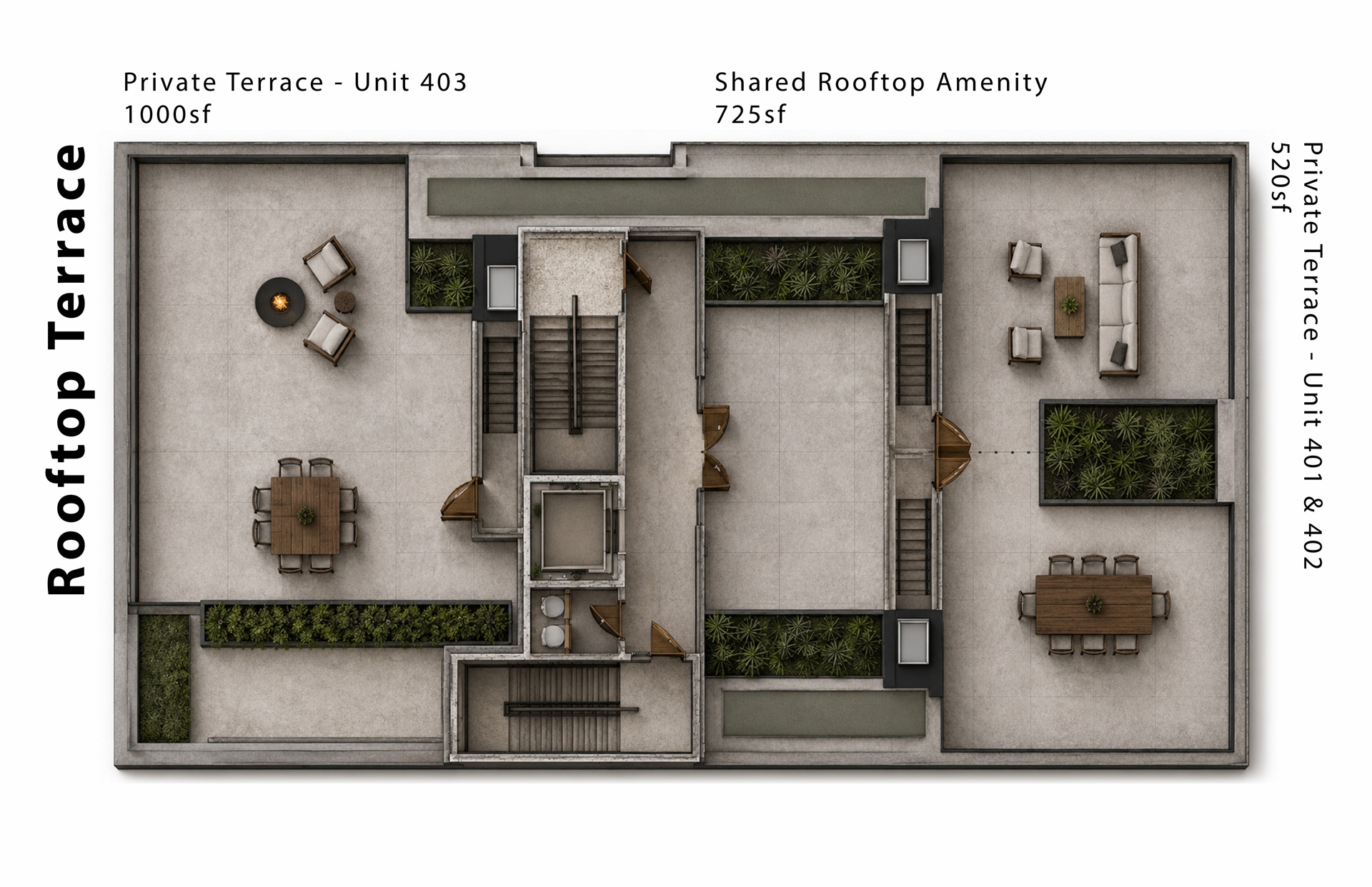 Platform West residential deck plan eight